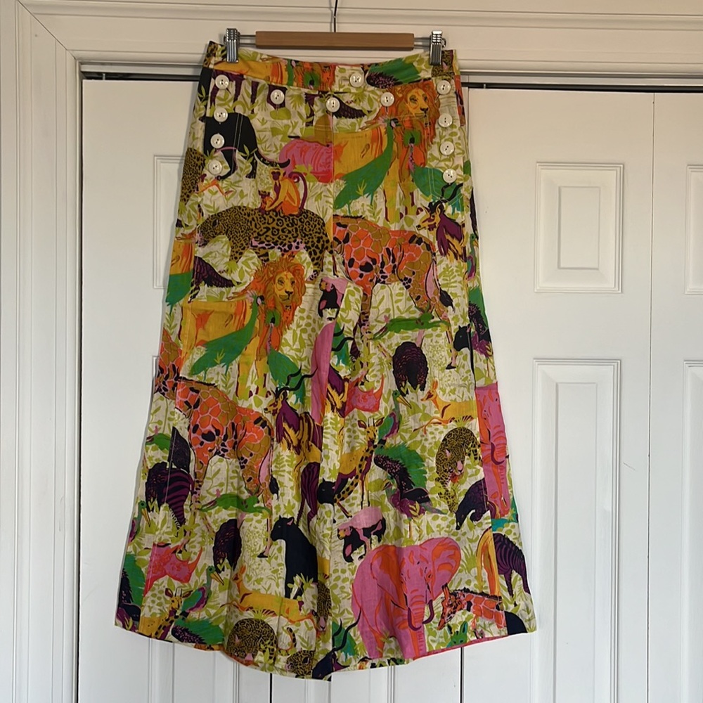 JCrew Printed Palazzo Pant